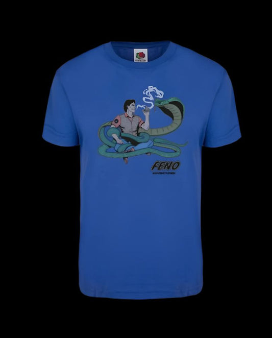 Feno Smoking with Cobra Short Sleeve T- Shirt