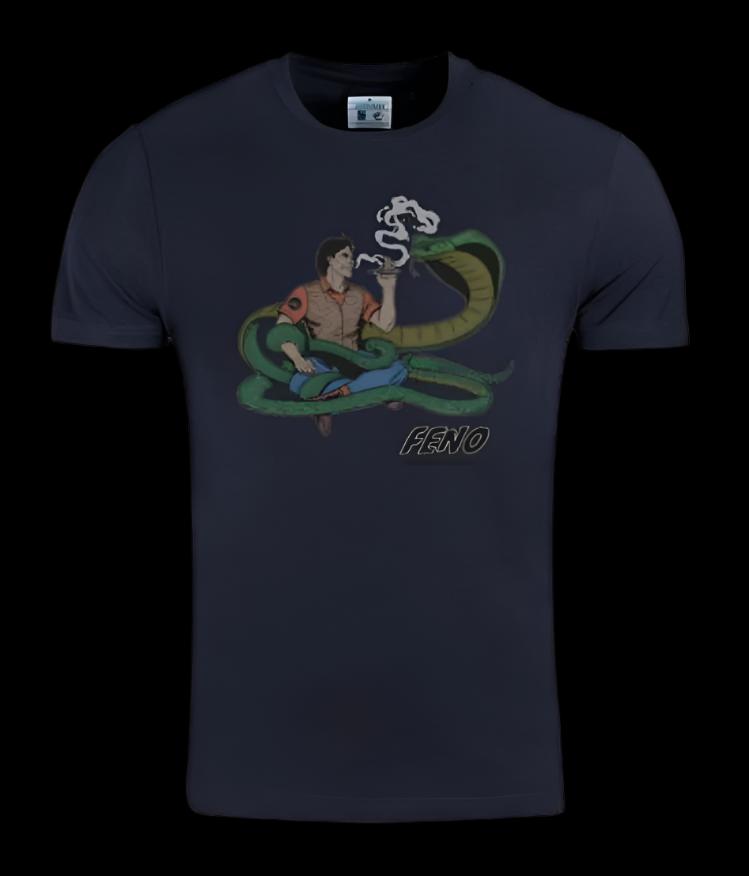 Feno Smoking with Cobra Short Sleeve T- Shirt